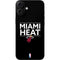 NBA Miami Heat Standard - Black iPhone 16 Plus Skin